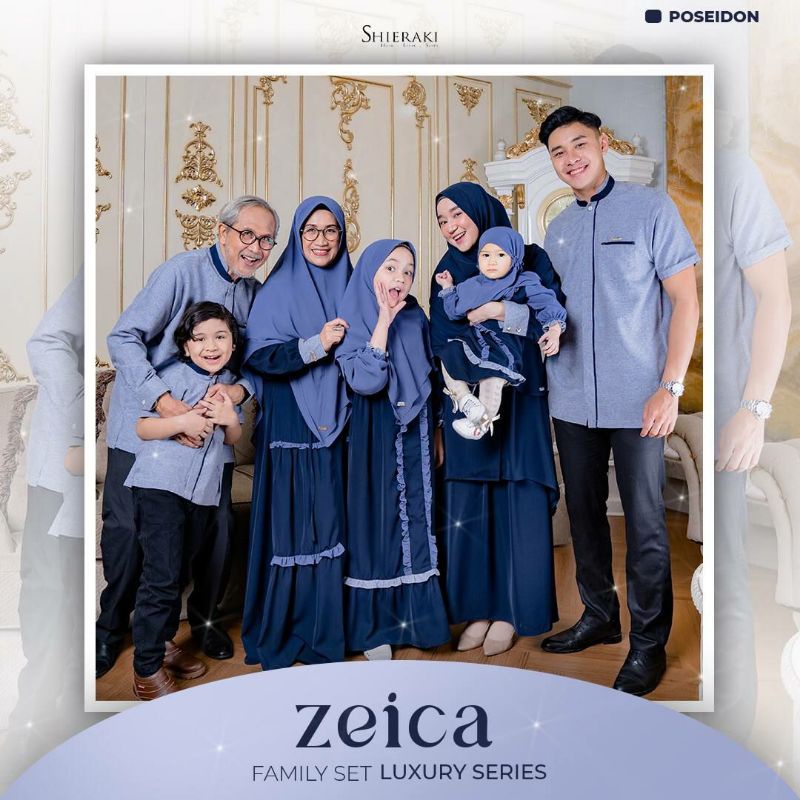 [READY]ZEICA FAMILY SET BY SHIERAKI INDONESIA || GAMIS DEWASA || GAMIS MUSLIMAH