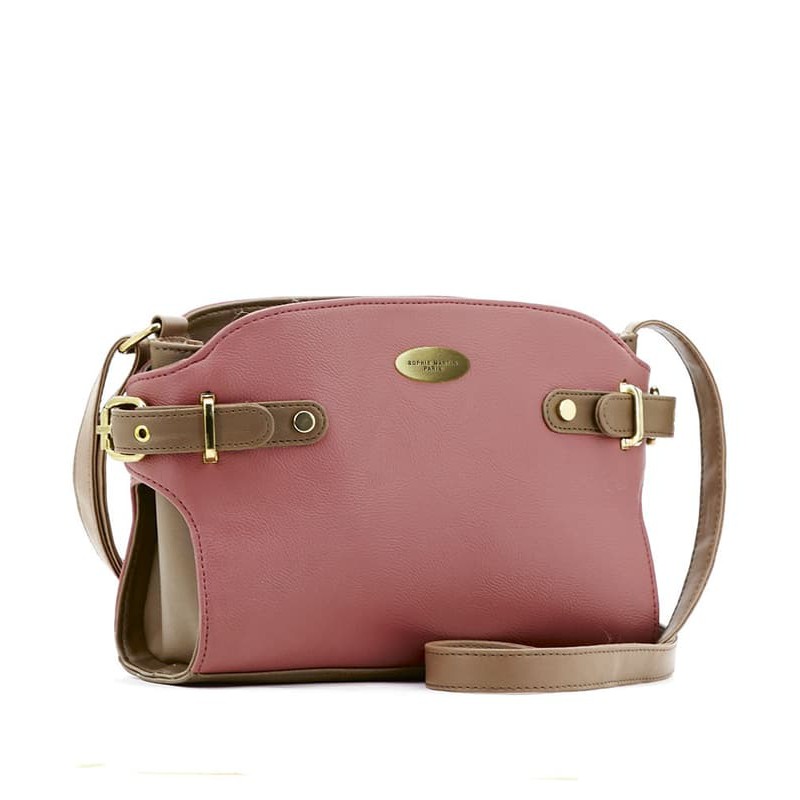 TAS SELEMPANG WANITA SOPHIE MARTIN ANSEL T3853B7 PINK KECIL MURAH OR A