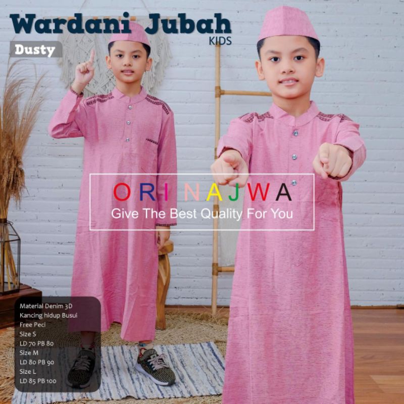 WARDANI JUBAH ANAK ORI NAJWA KOKO ANAK