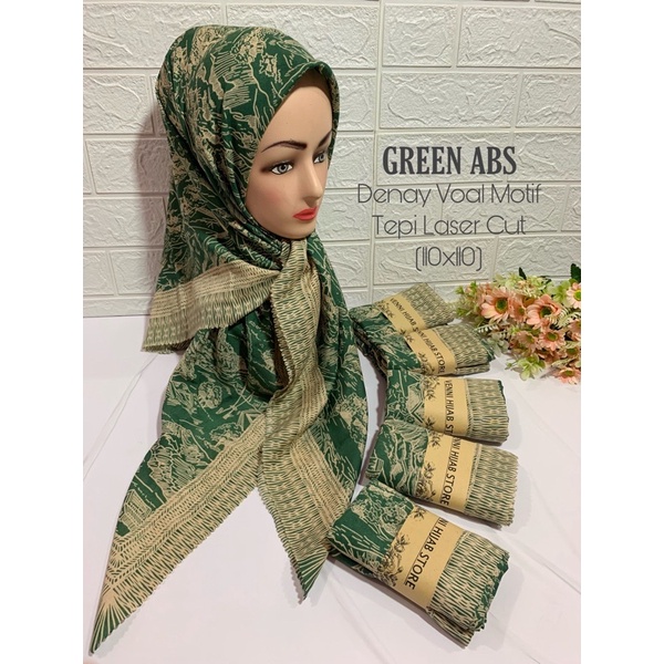 VOAL PREMIUM MOTIF-Green abs