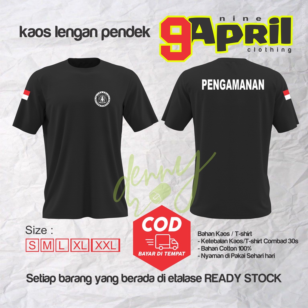 Kaos Security / Kaos Pengamanan / Kaos Satpam / Mitra polisi