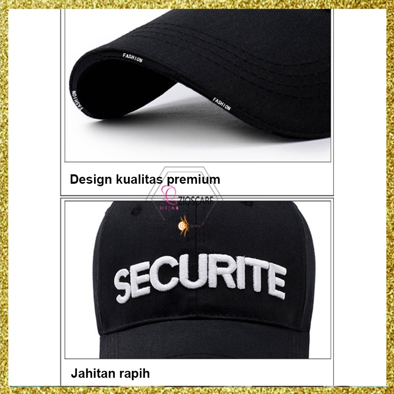 TOPI BASEBALL PRIA WANITA DISTRO KEREN SECURITE CAPS IMPORT POLOS BAHAN TEBAL HIGH QUALITY TQS