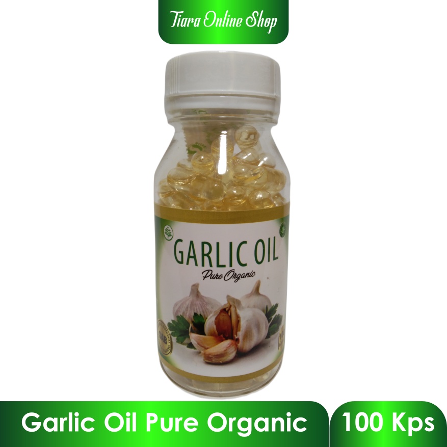 GARLIC OIL ISI 100 | SAB | MINYAK BAWANG ( Kemasan Baru ) | Mengatasi Kolesterol