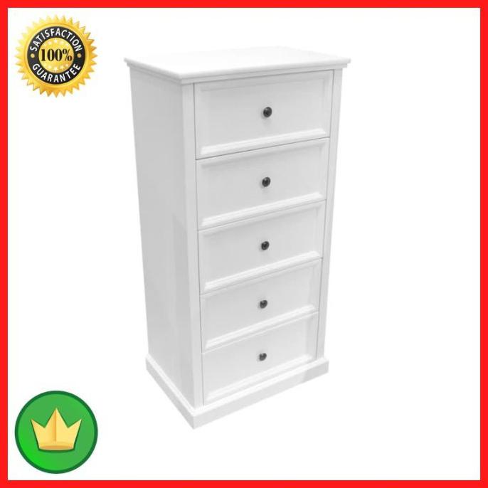 Naco 60X40X120 Cm Laci 5 Tingkat - Putih