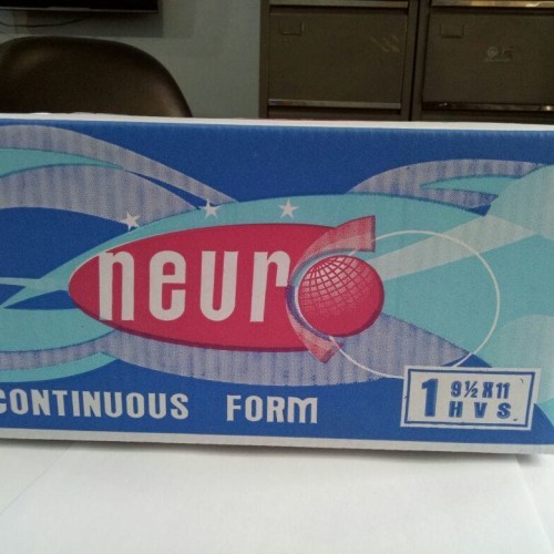 

Continuos Form 91/2 x 11 1ply NEURO KHUSUS GOJEK/NCR/Kertas Komputer