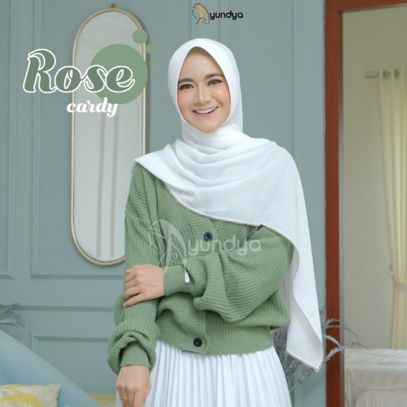 ROSE CARDY AYUNDYA || BAJU HANGAT CARDIGAN