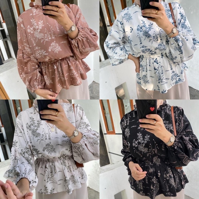 VILLAGE CRINKLE BLOUSE