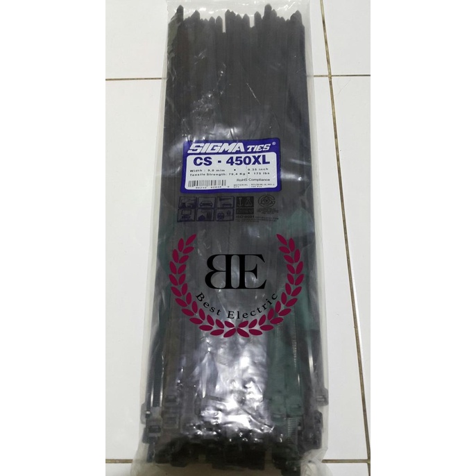 

Office & Stationery | Document Organizer | Kabel Ties / Kabel Tis / Cable Tie Cs 450 Xl Hitam 45 Cm Sigma Cs450Xl | Best Seller