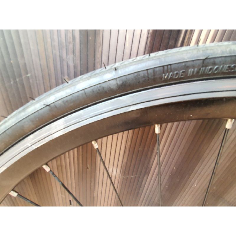 WHEELSET SEPEDA COPOTAN POLYGON STRATTOS S3 BUKAN RUJIXU FULCRUM PASAK