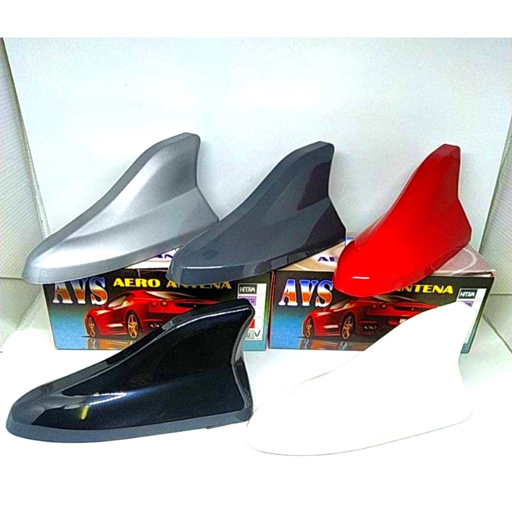 Antena Sirip Hiu VARIASI Shark Fin AVS mobil Honda Brio Jazz Freed - Hitam NON FUNGSI