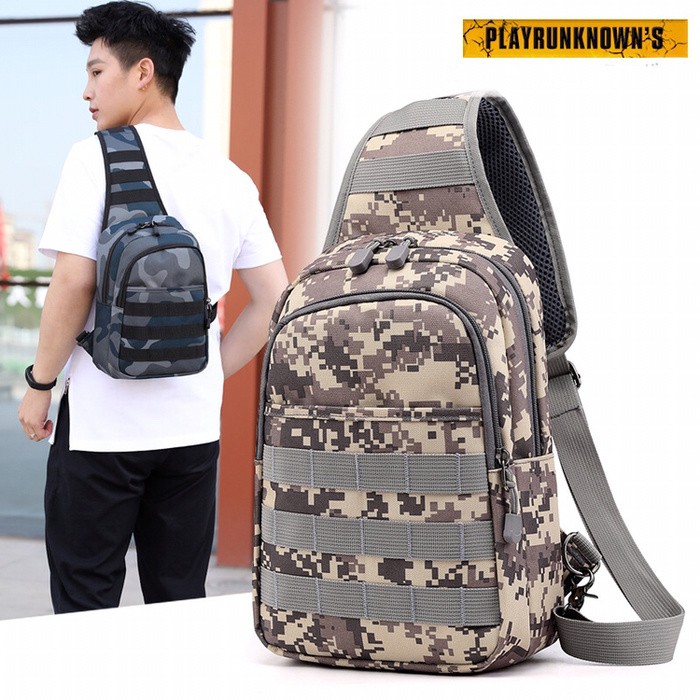 Tas Selempang Punggung Bahu Tactical Army Pergi Jalan Motoran Touring Cowok Pria Laki pub9 versi