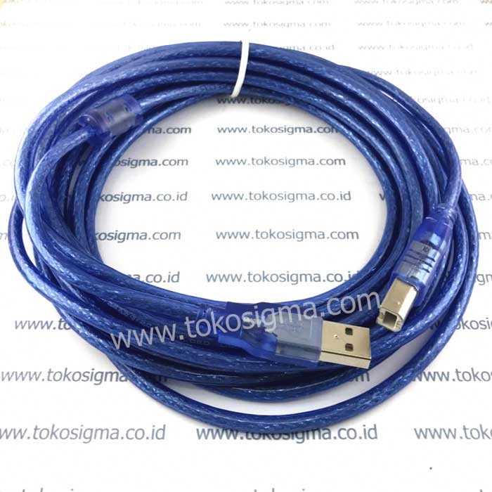 KABEL USB 2.0 PRINTER 5mtr (USB A type male to USB type B male)