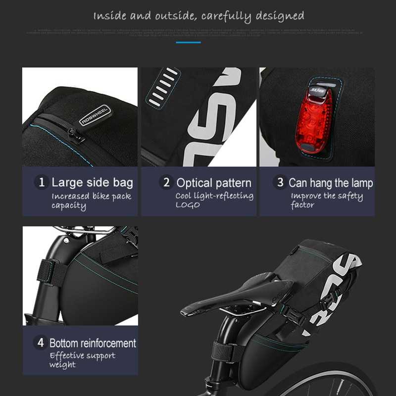 Roswheel Tas Sadel Sepeda Bicycle Waterproof Bag - 131414-A