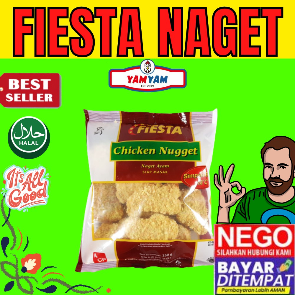 

Nugget Nuget Ayam 500gr Premium Beku Goreng Siap Makan Murah isi Banyak Halal Depok Bogor Tangsel