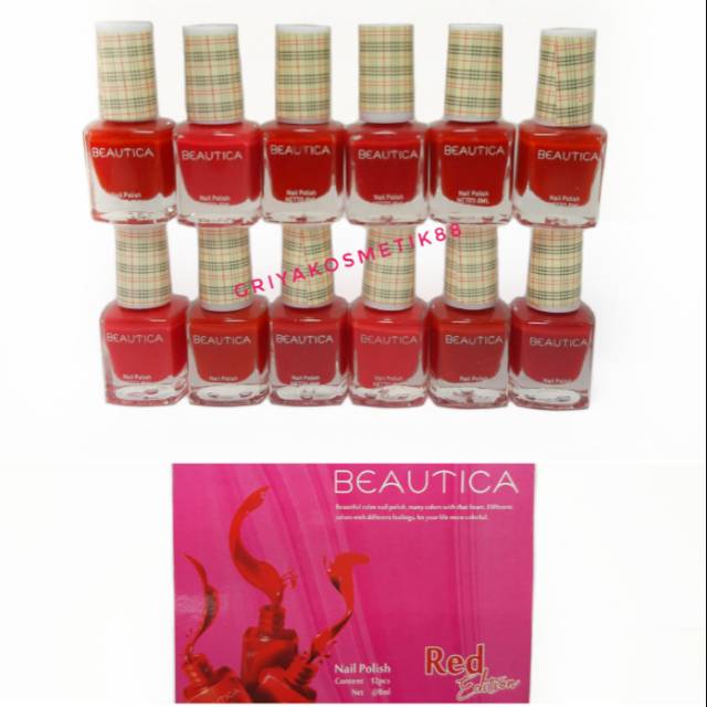 KUTEK BEAUTICA MERAH BPOM ISI 12 PCS