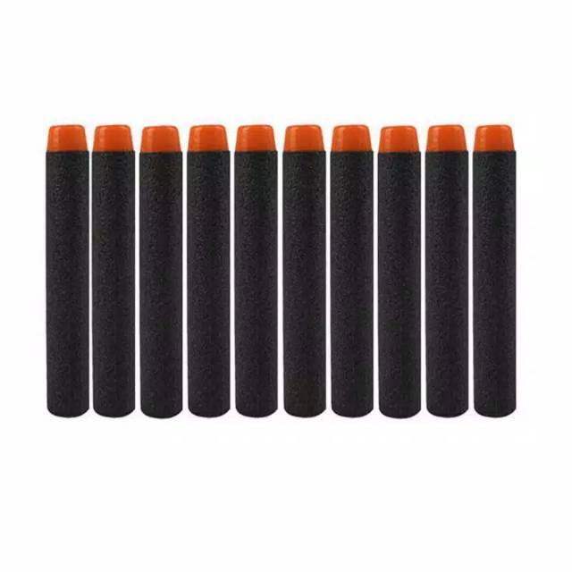 1pcs Peluru Nerf Bulat Warna Hitam Murah Peluru refill Murah Peluru Basic Busa