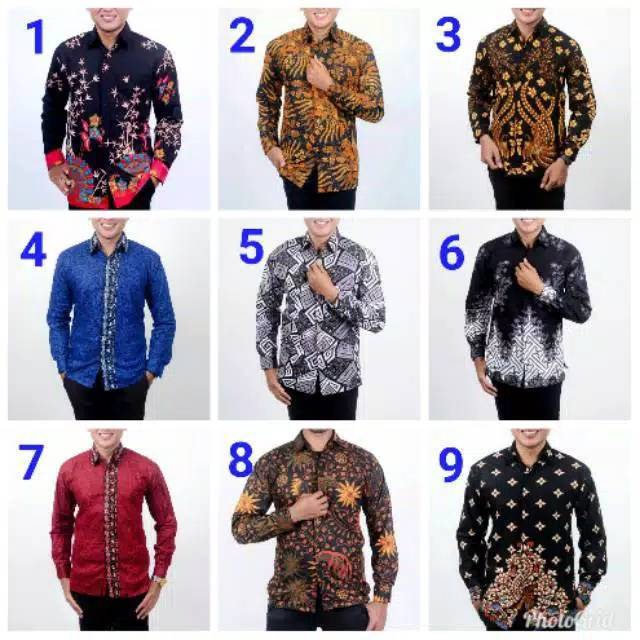 New Kemejapria Lengan Panjang 848vo Kemeja P Ke 4029ys Kemeja Batik Pria G