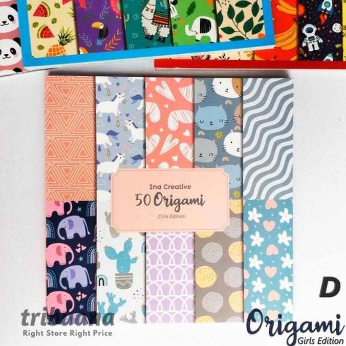 

Big Sale Kertas Lipat Ina Creative - Origami 16 x16 cm Karakter Fancy Lucu Big Sale