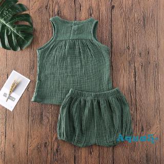 Setelan Tanktop Kaos  Celana Pendek Aksen Ruffle Ada  5 