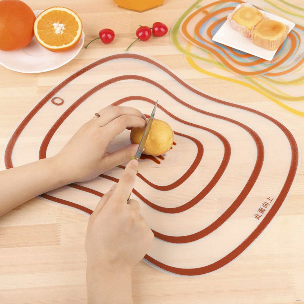 [READY STOCK] Flexible Transparent Cutting Board Kitchen PP Cutting Boards Classification Chopping Board