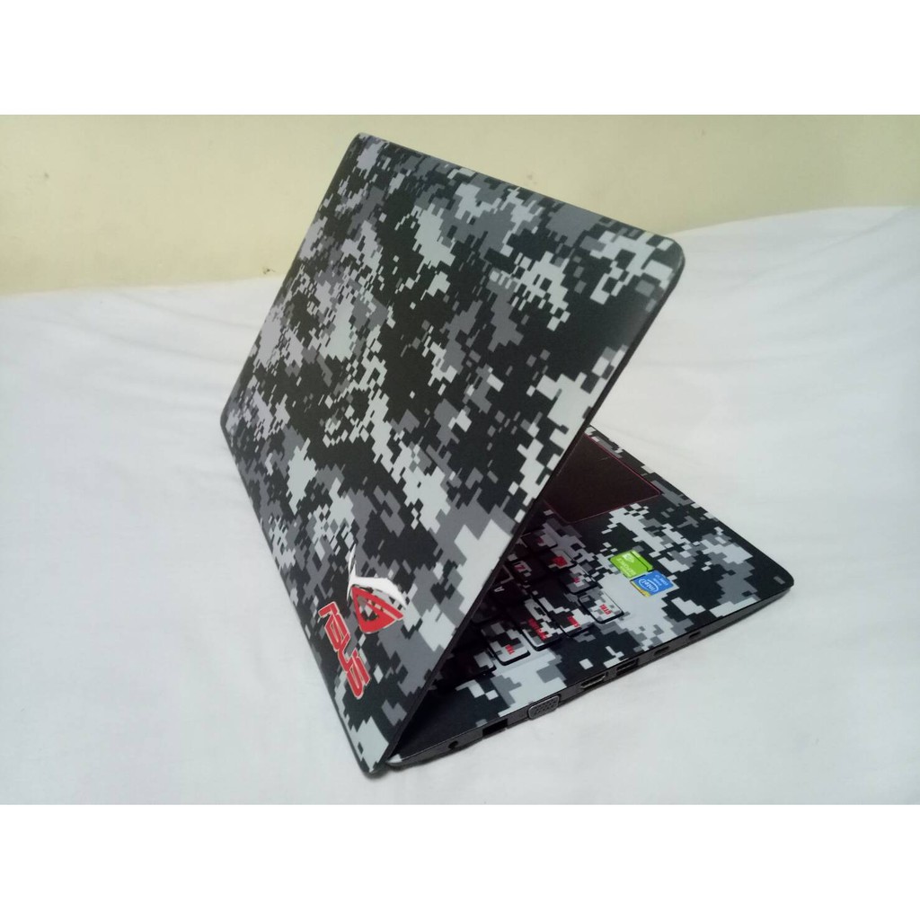 Original Garskin Laptop Full Body Asus A456U Series Motif Digi Camo Free 1 Garskin HP