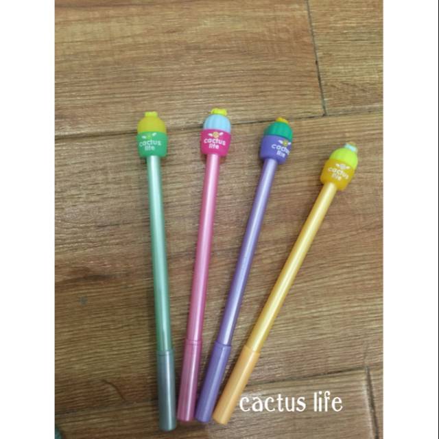 

PULPEN FANCY / PULPEN GEL KARAKTER KAKTUS LIFE