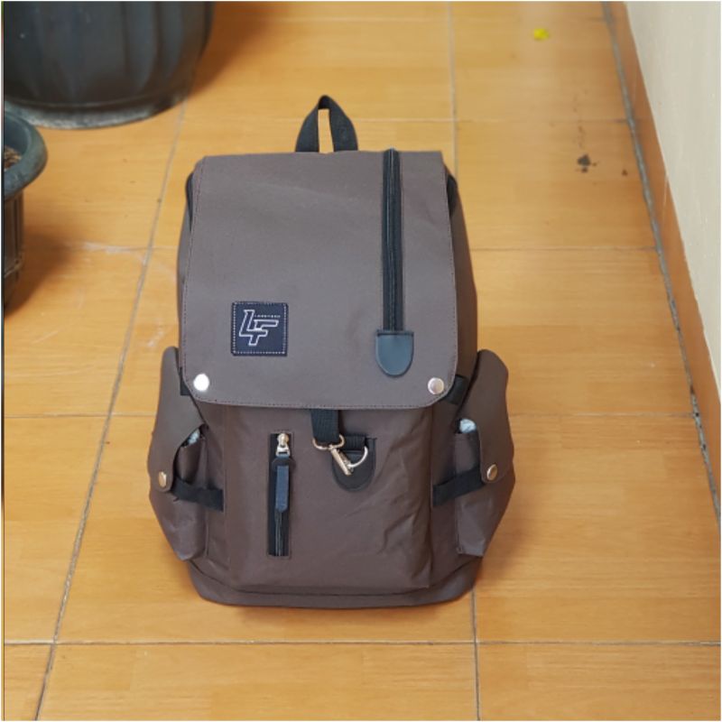 Tas ransel canvas motif bunga/tas canvas TAS RANSEL BERKAPASITAS BESAR