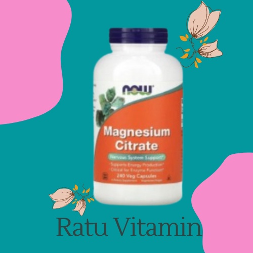 Now Foods Magnesium Citrate 240 Veg Capsule