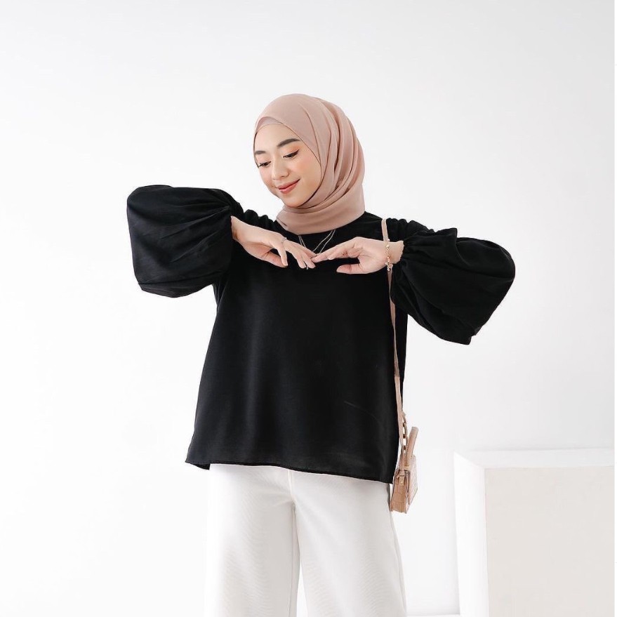 HM Atasan BlouseValena 0217 Atasan Wanita - Atasan Muslim - Fashion Wanita Terbaru