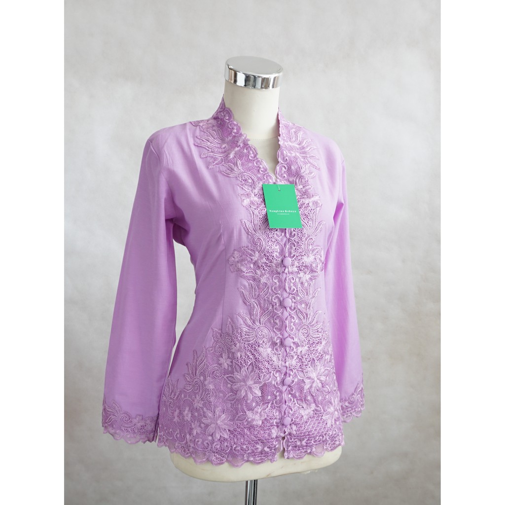 Kebaya Encim Katun Ungu 677 Lilac