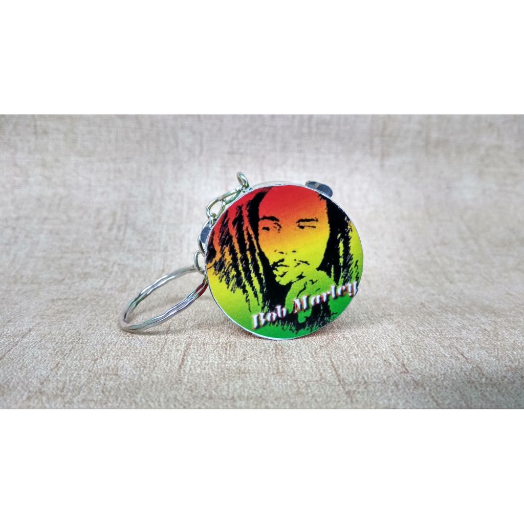 Gantungan Kunci TomTom Drum Bob Marley Model