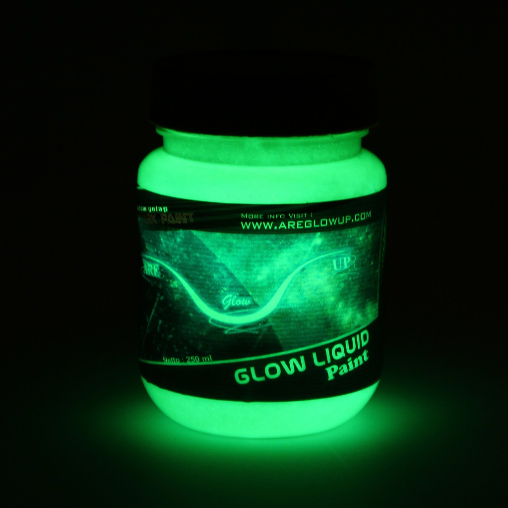 

Liquid Based Glow Green Paint 1 L (Cat Minyak Glow in The Dark Hijau)