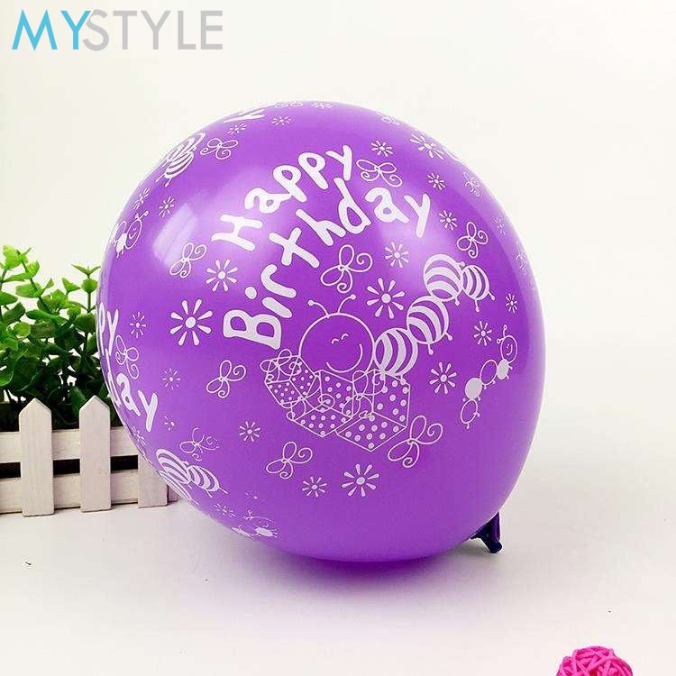 HAPPY TIME BALON LATEX SATUAN HAPPY BIRTHDAY MIX BALON LATEX HBD MURAH BALON MURAH