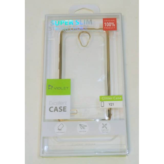 Violet Hardcase Glitter/Shiny Case Vivo Y21