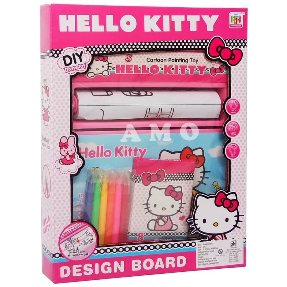 

promo super !!!! DESIGN BOARD HELLOKITTY - PAINTING BOARD PAPAN TULIS Berkualitas