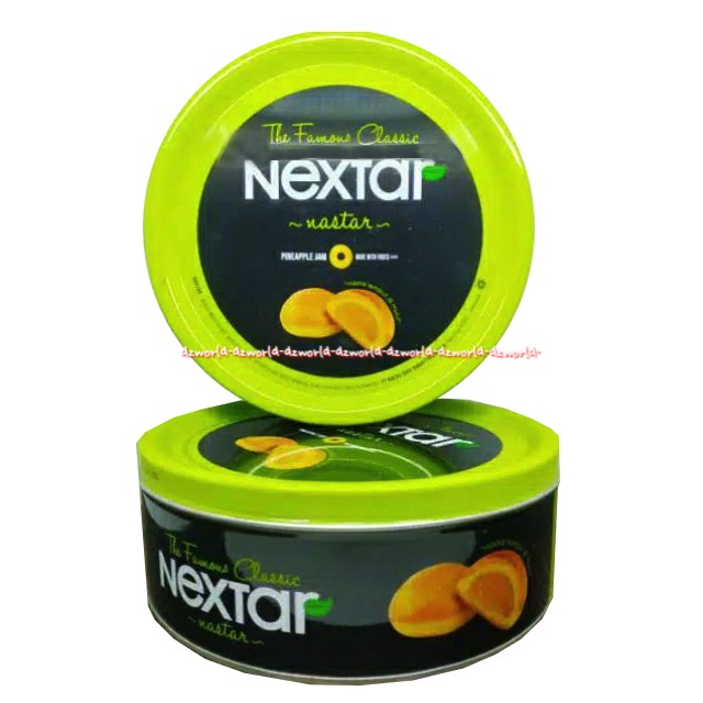 Nextar Brownies Cookies Nastar 288gr Choco Delight Pineapple The Famous Classic Choco Biskuit Rasa Coklat Dan Nanas Nenas Nextart Kemasan kaleng Orange Hijau Kukis Cookies Pine Apple