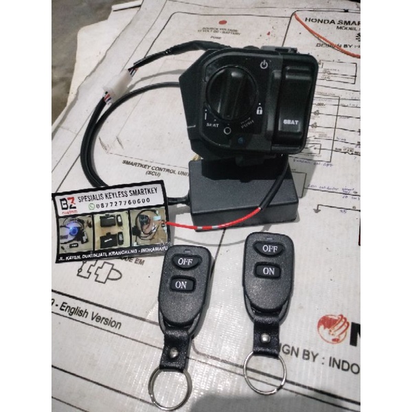kontak keyless Scoopy Vario Genio beat new