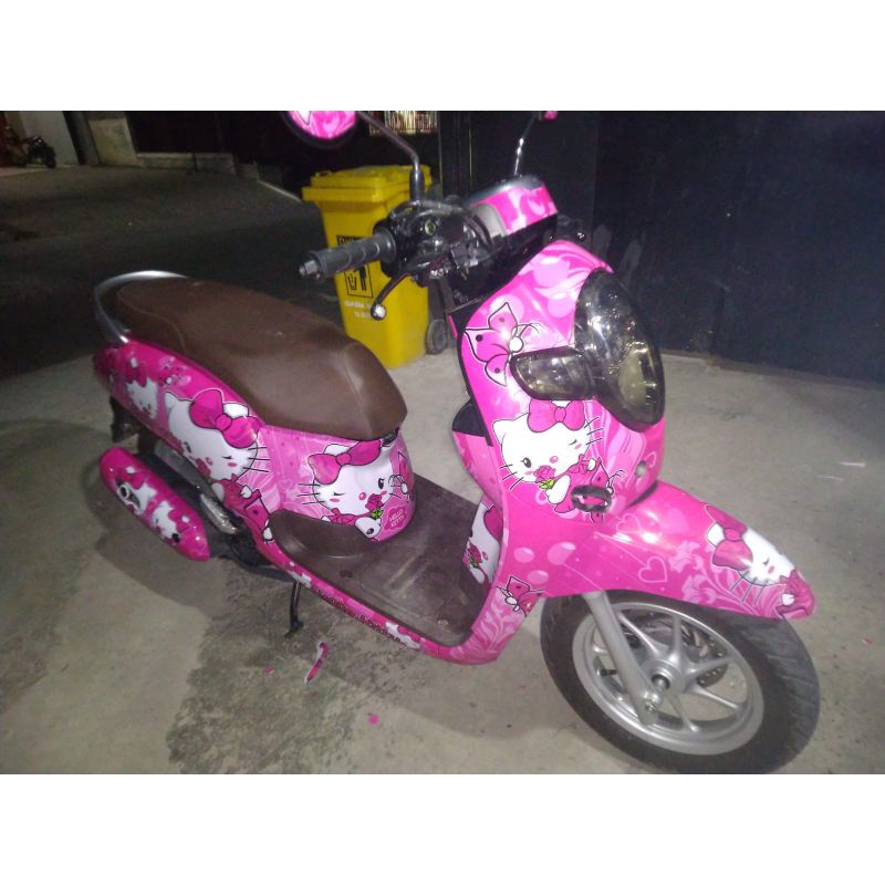 Decal New Scoopy 2018 Full Body - Hello kitty Magenta Pink