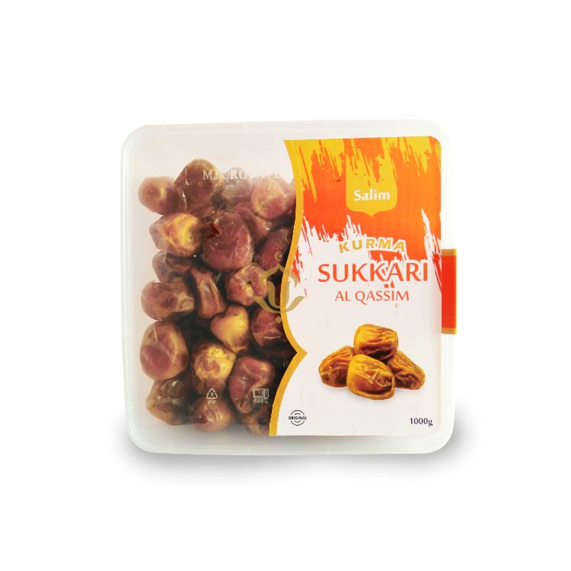 

Kurma Sukkari Al Qassim 1000 gram 550 gram 350 gram