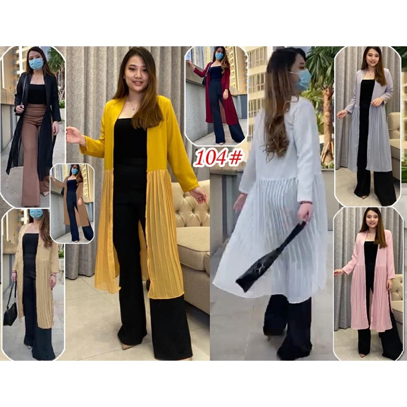 104# cardigan fashion polos wanita/ cardigan terbaru/cardikan modis/fashion terbaru