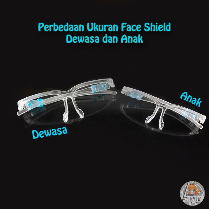 rf041ff Face Shield Kacamata Anak Karakter Import Premium Kacamata + Mika - Little Bird Fr020F