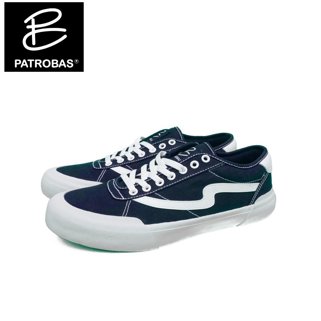 SNEAKERS PRIA ORI SNEAKER PATROBAS ORIGINAL - Sepatu Sneakers Pria Original Ivan Low Navy