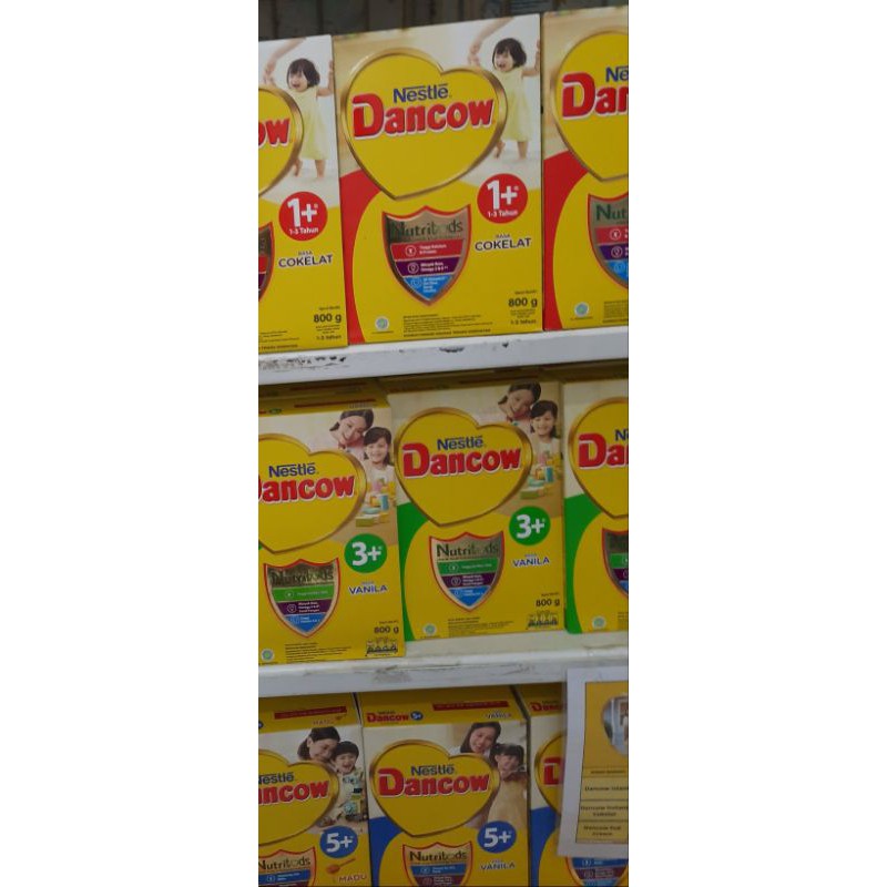 

susu dancow 1+, 2+,3+ 800g