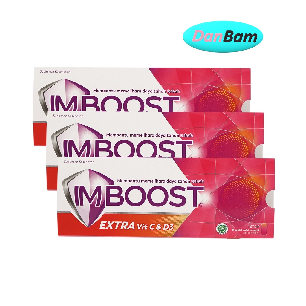 Imboost Extra Tablet Daya Tahan Tubuh 3 Strip @8 Tablet