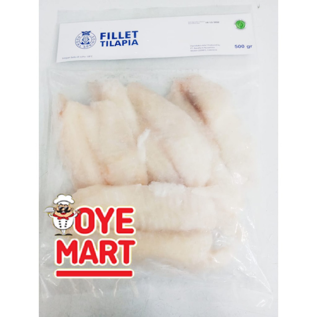 TILAPIA FILLET 500GR / IKAN TILAPIA