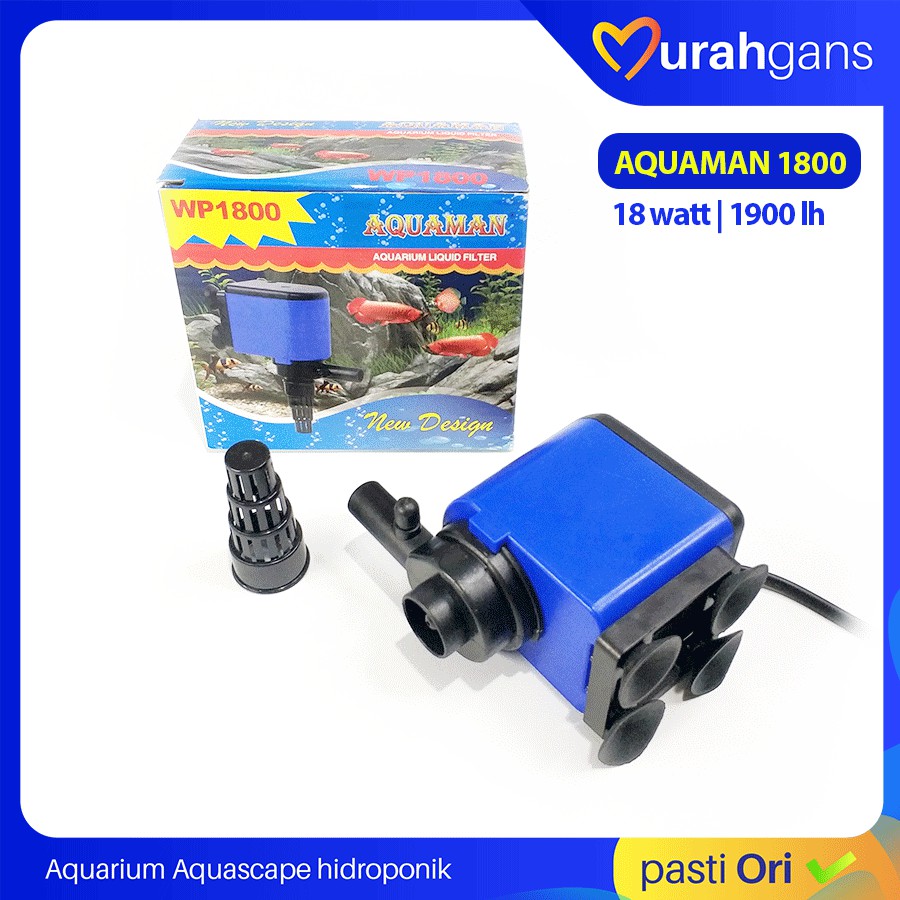 Pompa Air Aquarium AQUAMAN WP 1800 PROMO
