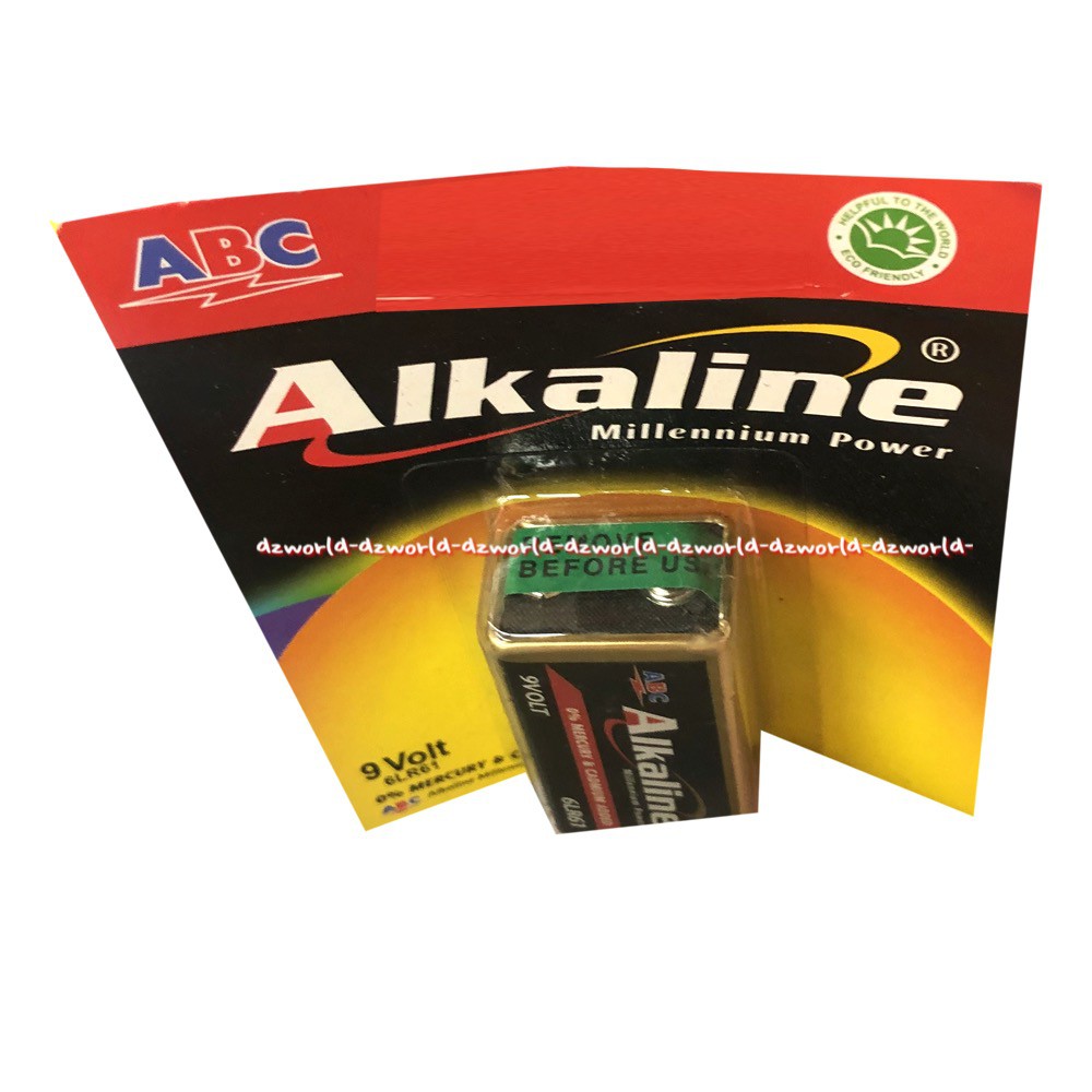 Baterai Abc Alkaline Super Power Battery Kotak Tegangan 9 Volt