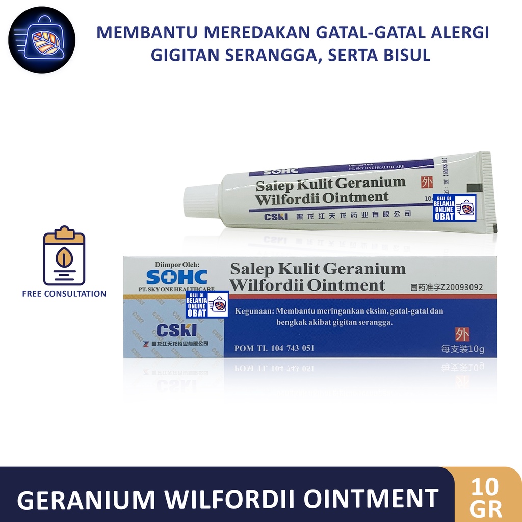 SALEP KULIT GERANIUM // Salep eksim, gatal-gatal, alergi