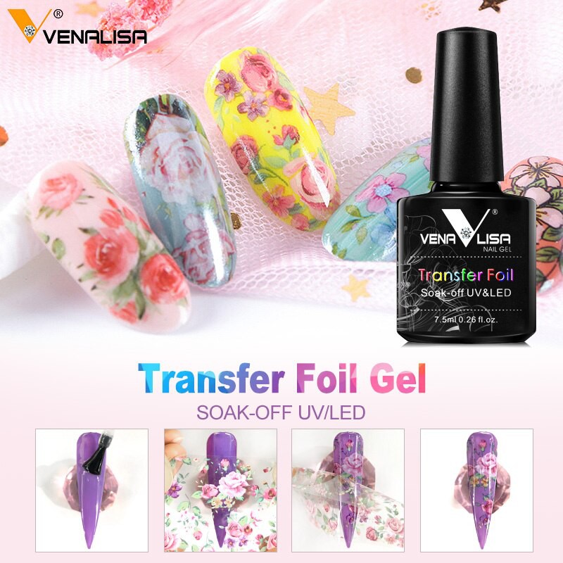 Venalisa Nail Gel Transfer Foil Glue/Venalisa Glue Transfer Foil 7.5ml / Lem Trasnfer Foil