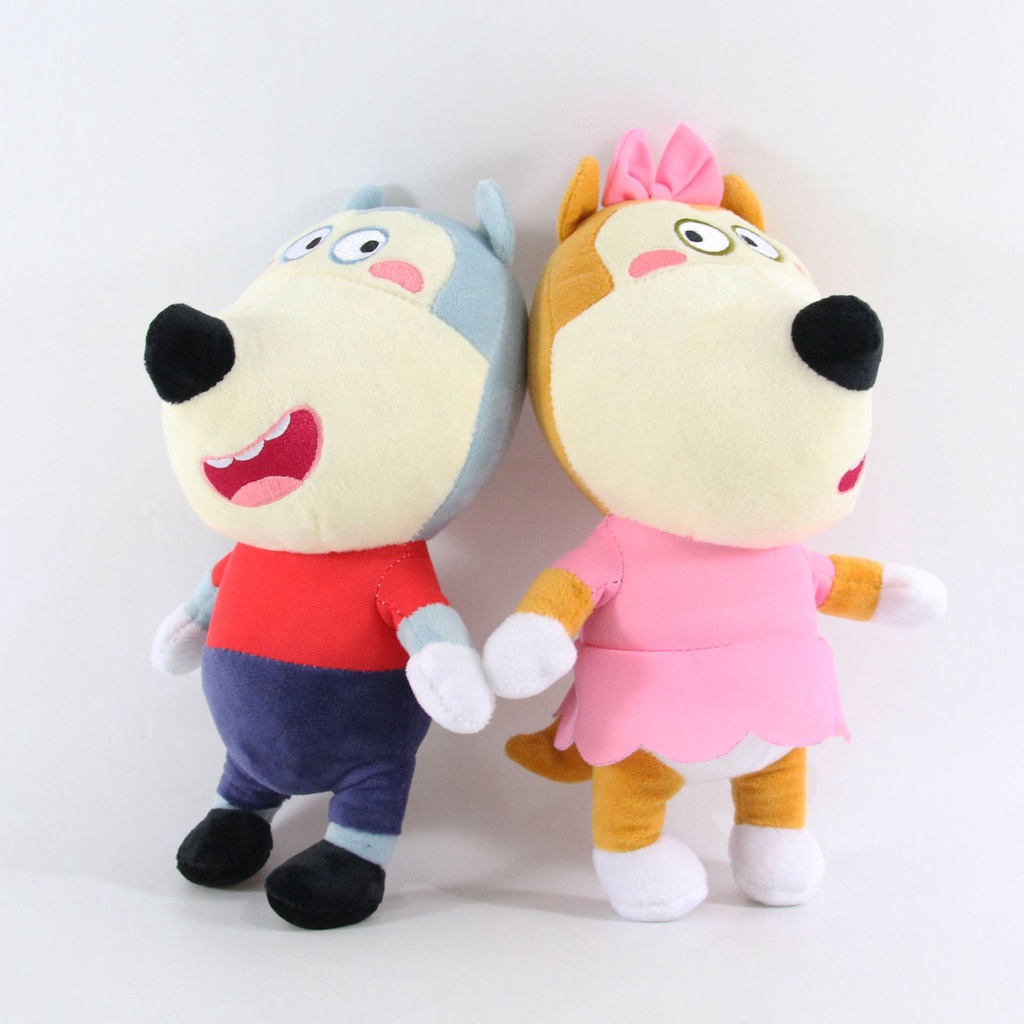Anime Wolfoo Family Plush Toys Lucy Stuffed Toy Kids Gifts 25cm